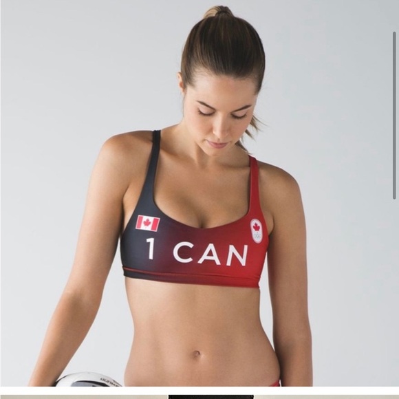 Lululemon Game Day Top (Fan Gear) - Fade To Glory Black Red, Size 4 - Picture 3 of 11